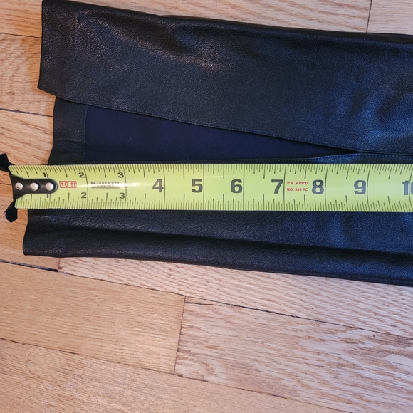 Amanda Uprichard X REVOLVE Malta Faux Black Leather Pants Size Large NWOT - Picture 8 of 15